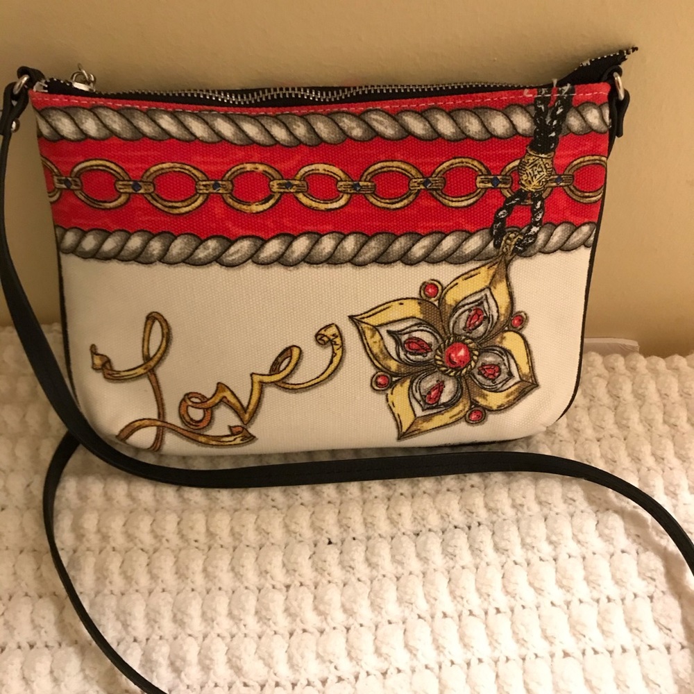 Brighton Glitter & Go Love Crossbody Bag